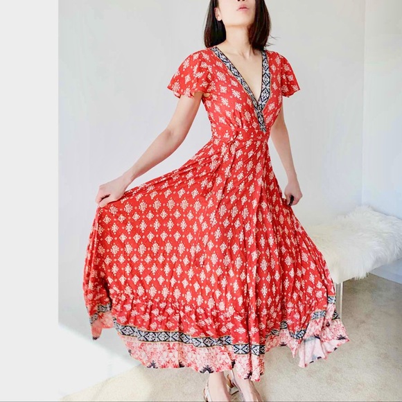 RACHEL Wrap around maxi dress - Picture 5 of 5